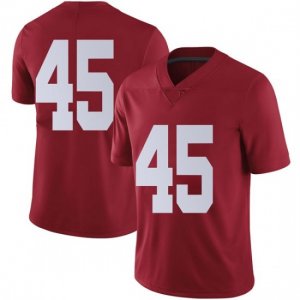 NCAA Men's Alabama Crimson Tide #45 Thomas Fletcher Stitched College Nike Authentic No Name Crimson Football Jersey SI17D31DD
